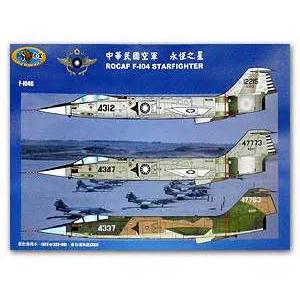 TIGER WINGS tw-32-138 1/32 台灣.空軍F-104'星'戰鬥機適用水貼紙_1/32